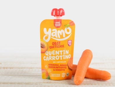 yamo, Bio Quetschie Quentin Carrotino, 100g, 