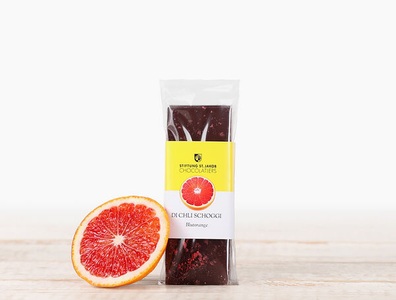 St. Jakob Beck, Tafelschoggi Blutorange, 50g, 