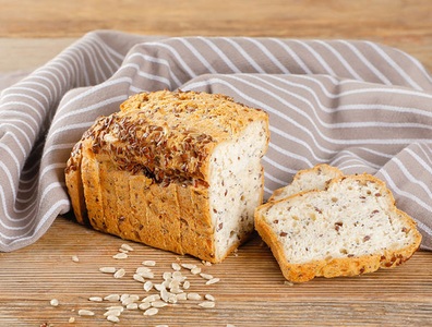 Bäckerei Imholz Glutenfrei, Sonnenblumenkern-Brot glutenfrei, geschnitten, ca. 330g, 