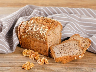 Bäckerei Imholz Glutenfrei, Walnuss-Brot glutenfrei, geschnitten, ca. 330g, 