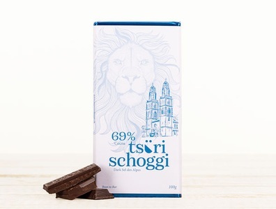 Taucherli, Bio Tsüri Schoggi Dark Sel des Alpes, 100g, Bio Tsüri Schoggi Dark Sel des Alpes, 100g
