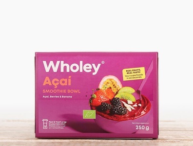 Wholey, Bio Acai Bowl, 250g, Bio Acai Bowl, 250g