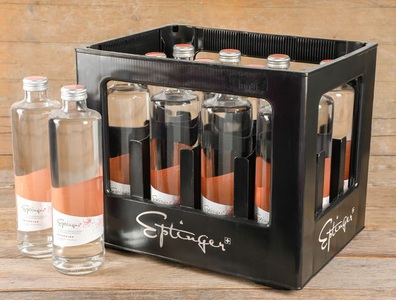 Mineralquelle Eptingen, Eptinger Mineralwasser Rot prickelnd, 12x 1l, 