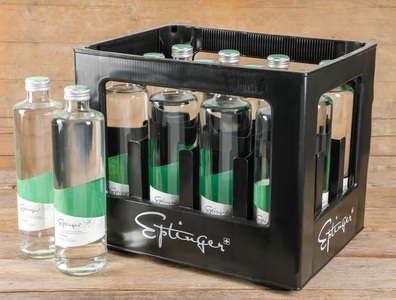 Mineralquelle Eptingen, Eptinger Mineralwasser Grün leicht, 12x 1l, 