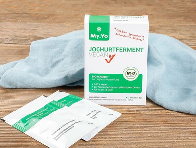 My.Yo, Bio Joghurtferment vegan, 3 Beutel, 15g, 