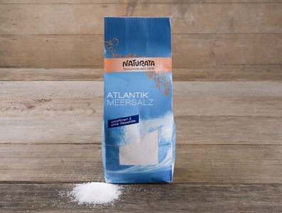 NATURATA, Naturata Atlantik Meersalz fein, 500g, Naturata Atlantik Meersalz fein, 500g