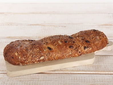 Bio-Bäckerei Neuhof, Bio Sauerteigwurzelbrot mit Kernen, 440g, Bio Sauerteigwurzelbrot mit Kernen, 440g