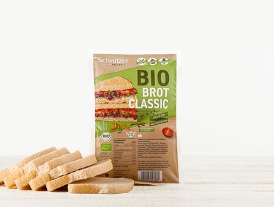 Schnitzer, Bio Toastbrot hell glutenfrei, 2 x 6 Scheiben, 400g, 