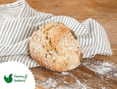 Farmy Bakery, Bio UrDinkel Holzofenbrötli, 85g, Bio UrDinkel Holzofenbrötli, 85g