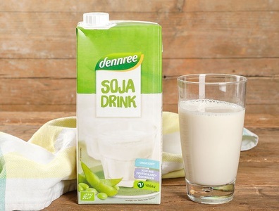 dennree, Bio Soja Drink Natur, 1l, 