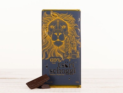 Taucherli, Bio Tsüri Schoggi Glüehwii 69%, 100g, 
