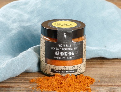 SoulSpice, Bio Hähnchen Gewürz, 65g, Bio Hähnchen Gewürz, 65g