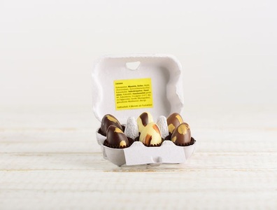 Bäckerei ´´gsund´´, Ostereili gefüllt, 6 Stück, 