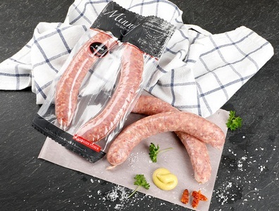 Minnig Metzgerei, Salsiccia piccante, 2 Stück, 220g, Salsiccia piccante, 2 Stück, 220g