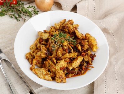 Minnig Metzgerei, Poulet-Gemüse Pfanne, ca. 280g, Poulet-Gemüse Pfanne, ca. 280g