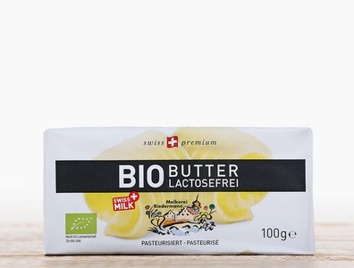 Molkerei Biedermann, Bio Butter laktosefrei, 100g, Bio Butter laktosefrei, 100g