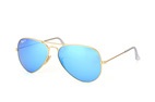 Ray-Ban, Ray-Ban Aviator large RB 3025 112/4L, Ray-Ban RB 3025 AVIATOR LARGE METAL Unisex-Sonnenbrille Vollrand Pilot Metall-Gestell, gold