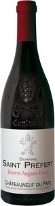 Domaine St. Préfert, Domaine St. Préfert Reserve Auguste Favier Chat.-du-Pape AOC - 75cl - Côtes du Rhône, Frankreich, Domaine St. Préfert Reserve Auguste Favier Chat.-du-Pape AOC - 75cl - Côtes du Rhône, Frankreich