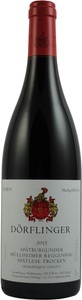 Hermann Dörflinger, Hermann Dörflinger Spätburgunder Müllheimer Reggenhag Spätlese Barrique QbA - 75cl - Baden, Deutschland, 