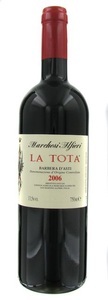 Marchesi Alfieri, Marchesi Alfieri Barbera d'Asti La Tota DOC - 300cl - Piemont, Italien, 