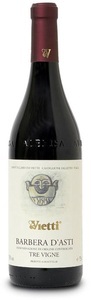 Cantina Vietti, Cantina Vietti Barbera d'Asti Tre Vigne - 75cl - Piemont, Italien, Cantina Vietti Barbera d'Asti Tre Vigne - 75cl - Piemont, Italien