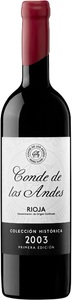 Condes de los Andes, Colección histórica Rioja DOCa Condes de los Andes - 2003 - Oberer Ebro, Spanien