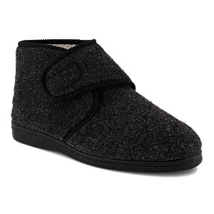 Wellness, Wellness Herren Hausschuh Schwarz, Wellness Herren Hausschuh Schwarz