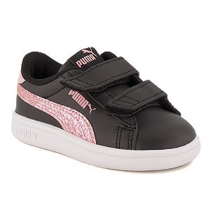 Puma, Puma Smash Mädchen Sneaker Schwarz, Puma Smash Mädchen Sneaker Schwarz