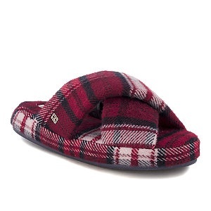 Tommy Hilfiger, Tommy Hilfiger Pantoffel »TARTAN CHECK HOME SLIPPER«, mit Karo-Muster, Tommy Hilfiger Pantoffel »TARTAN CHECK HOME SLIPPER«, mit Karo-Muster