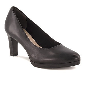 TAMARIS, Tamaris Damen Pumps Schwarz, Tamaris Pumps, Abendschuh, Festtagsschuh, Trichterabsatz, mit Touch It-Ausstattung