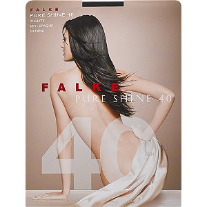 Falke, FALKE Feinstrumpfhose Pure Shine 40 den 40 DEN (1 Stück), PURE SHINE Strumpfhose in schwarz