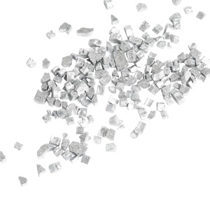 DEPOT, Granulat Glittersteine, 450ml, silber, 