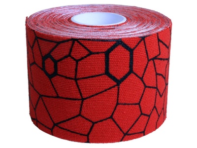 Theraband, TheraBand Kinesiology Tape Rolle 5 m - Red/Black, TheraBand Kinesiology Tape Rolle 5 m Red/Black (1 Stk)