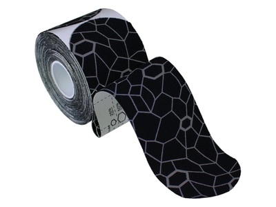 Theraband, TheraBand Kinesiology Tape Precut Roll - Black/Grey, TheraBand Kinesiology Tape Precut Roll Black/Grey, 5cm x 25cm (1 Stk)