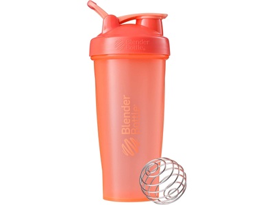 Blender Bottle, 28oz / 820ml BlenderBottle Classic Loop, Coral, Blender Bottle, Unsere Neuheiten, Blender Bottle Original Classic Loop Shaker für Eiweiss- und Sportgetränke, Produkte & Wohnen
