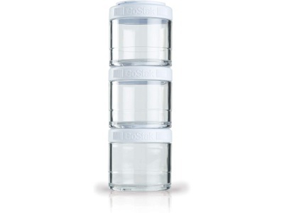 Blender Bottle, BlenderBottle GoStak 100ml 3Pak, White, Blender Bottle, Unsere Neuheiten, Blender Bottle GoStak 3Pak 100ml Vorratsdosen-Sets, Produkte & Wohnen