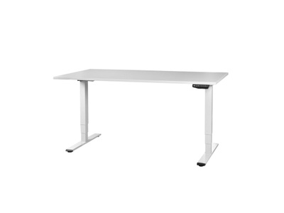 Contini, Contini höhenverstellbarer Bürotisch 1.6x0.8m grau, Contini höhenverstellbarer Bürotisch 1.6x0.8m grau
