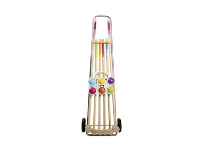 Outdoor Active, OUTDOOR active, Freizeit Outdoor, OUTDOOR active Krocketwagen für 6 Spieler L92cm, Produkte & Wohnen, OUTDOOR active, Freizeit Outdoor, OUTDOOR active Krocketwagen für 6 Spieler L92cm, Produkte & Wohnen