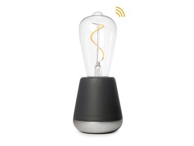 undefined, Humble - Tischlampe One S, Schwarz und Silber - Schwarz und Silber, Humble Light one Smart dunkelgrau, 19.5x8.5 cm