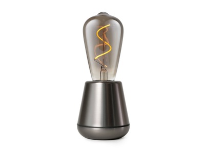 undefined, Humble - Tischlampe One, Silber - Silber, Humble Light one Titanium dunkel, 19.5x8.5 cm