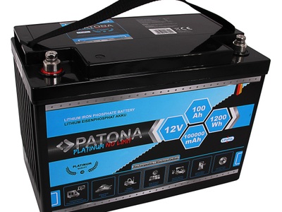 Patona, Patona, Unsere Neuheiten, Patona Platinum Batt. LiFePO4 12V/100Ah E-Mobility, Produkte & Wohnen, Patona, Mobilität Akku, Patona Platinum Batt. LiFePO4 12V/100Ah, Produkte & Wohnen