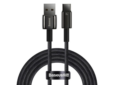 Baseus, Baseus, USB Kabel, Baseus USB-A to USB-C 2m Black , Produkte & Wohnen