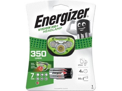 Energizer, Energizer Vision HD+ Stirnlampe, Energizer Kopflampe Vision HD+