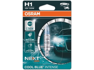 Osram, Osram Cool Blue Intense Next Gen H1 Autolampe, OSRAM, Ersatzleuchtmittel, COOL BLUE INTENSE Singleblister H1/12V/55W/P14,5s, AUTO & BIKE, 64150CBN-01B
