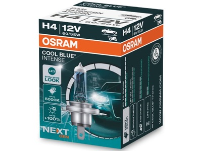 Osram Auto, Osram Auto 64193CBN Halogen Leuchtmittel COOL BLUE® INTENSE H4 60/55 W 12 V, OSRAM, Ersatzleuchtmittel, COOL BLUE INTENSE H4/12V/60/55W/P43t, AUTO & BIKE, 64193CBN