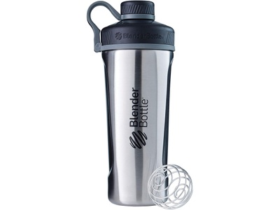 Blender Bottle, 26oz / 770ml BlenderBottle Radian Thermo Edelstahl, Silber, 