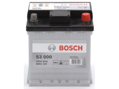 BOSCH - (Automotive Aftermarket), BOSCH - Batterie, BOSCH, Fahrzeugbatterie, Starterbatterie Bosch 12V/40Ah/340A LxBxH 175x175x190mm/S:0, AUTO & BIKE, 0 092 S30 000 S3 000