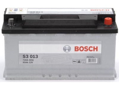 BOSCH - (Automotive Aftermarket), BOSCH - Batterie, BOSCH, Fahrzeugbatterie, Starterbatterie Bosch 12V/90Ah/720A LxBxH 353x175x190mm/S:0, AUTO & BIKE, 0 092 S30 130 S3 013
