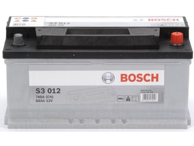 BOSCH - (Automotive Aftermarket), BOSCH - Batterie, BOSCH, Fahrzeugbatterie, Starterbatterie Bosch 12V/88Ah/740A LxBxH 353x175x175mm/S:0, AUTO & BIKE, 0 092 S30 120 S3 012