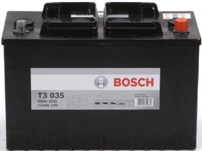 BOSCH - (Automotive Aftermarket), BOSCH - Batterie, BOSCH, Fahrzeugbatterie, Starterbatterie Bosch 12V/110Ah/680A LxBxH 349x175x235mm/S:0, AUTO & BIKE, 0 092 T30 351 T3 035